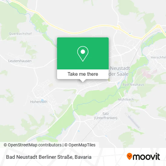 Карта Bad Neustadt Berliner Straße