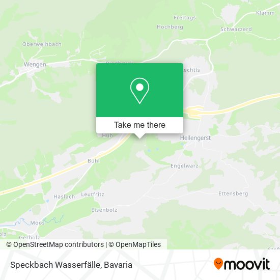 Speckbach Wasserfälle map