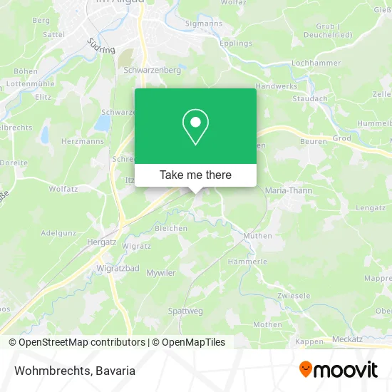 Карта Wohmbrechts