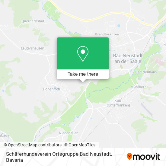 Карта Schäferhundeverein Ortsgruppe Bad Neustadt