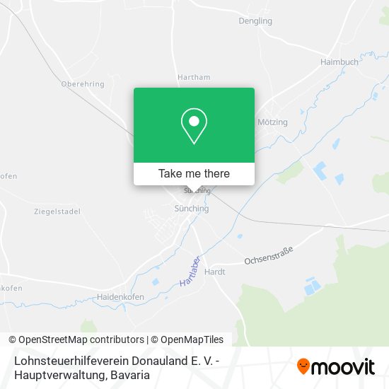 Lohnsteuerhilfeverein Donauland E. V. - Hauptverwaltung map