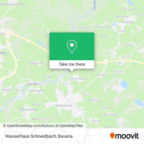 Wasserhaus Schneidbach map