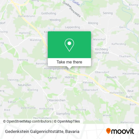 Gedenkstein Galgenrichtstätte map