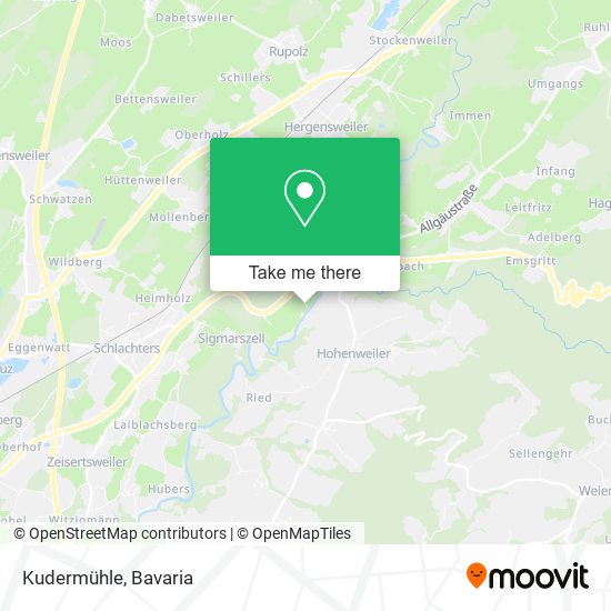 Kudermühle map