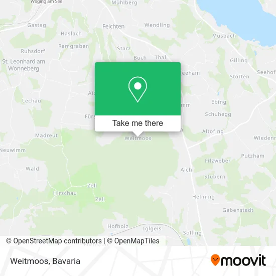 Weitmoos map