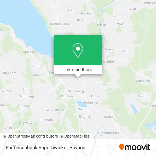Карта Raiffeisenbank Rupertiwinkel