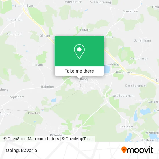 Карта Obing
