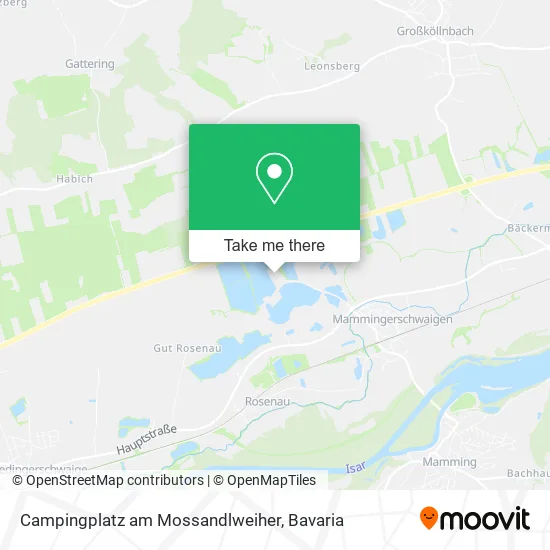 Карта Campingplatz am Mossandlweiher