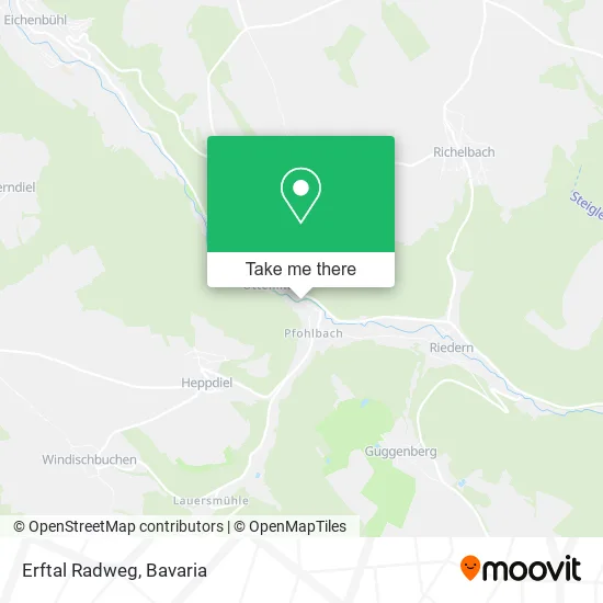 Карта Erftal Radweg