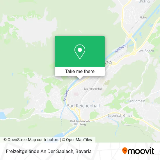Карта Freizeitgelände An Der Saalach