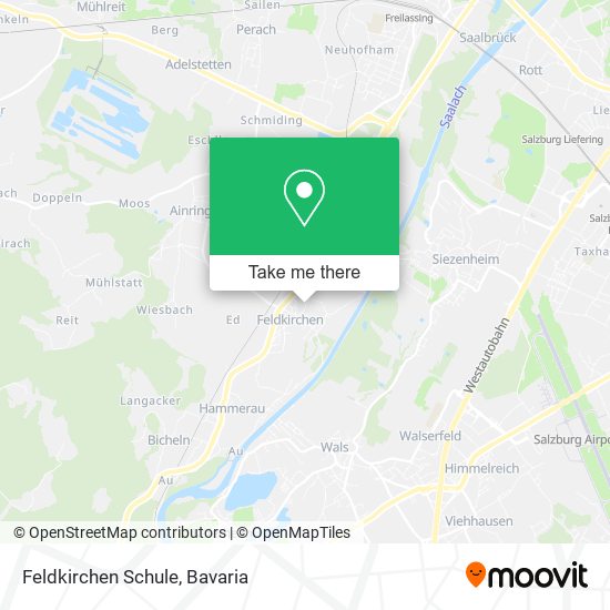 Feldkirchen Schule map