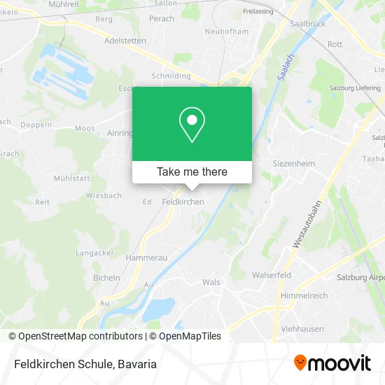 Карта Feldkirchen Schule