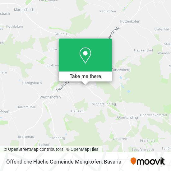 Öffentliche Fläche Gemeinde Mengkofen map