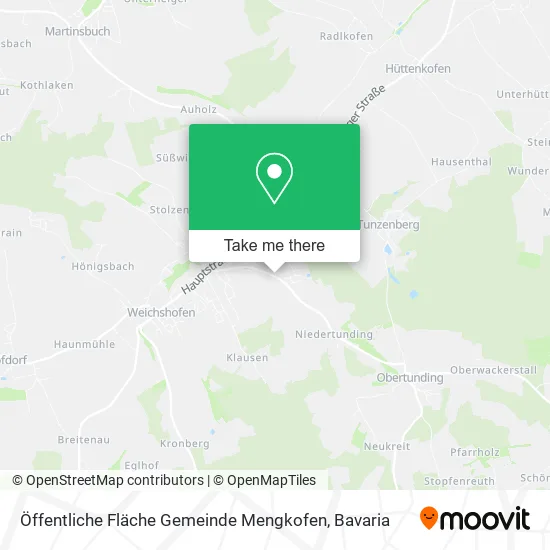 Öffentliche Fläche Gemeinde Mengkofen map