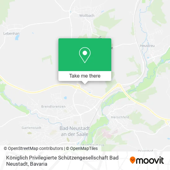 Карта Königlich Privilegierte Schützengesellschaft Bad Neustadt