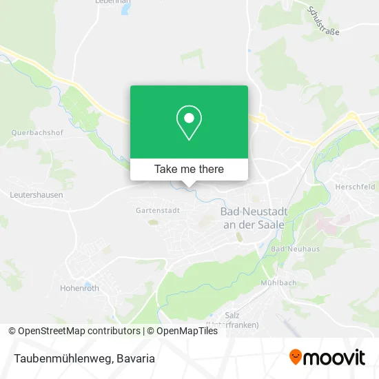 Карта Taubenmühlenweg