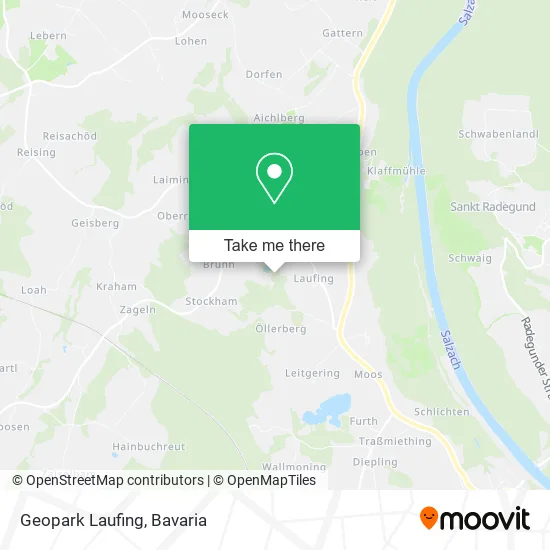 Карта Geopark Laufing