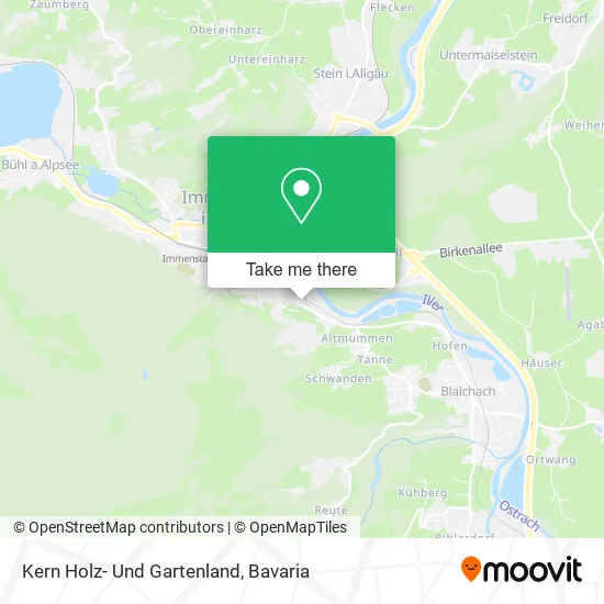 Карта Kern Holz- Und Gartenland