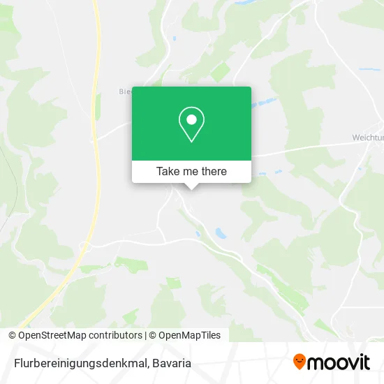 Карта Flurbereinigungsdenkmal