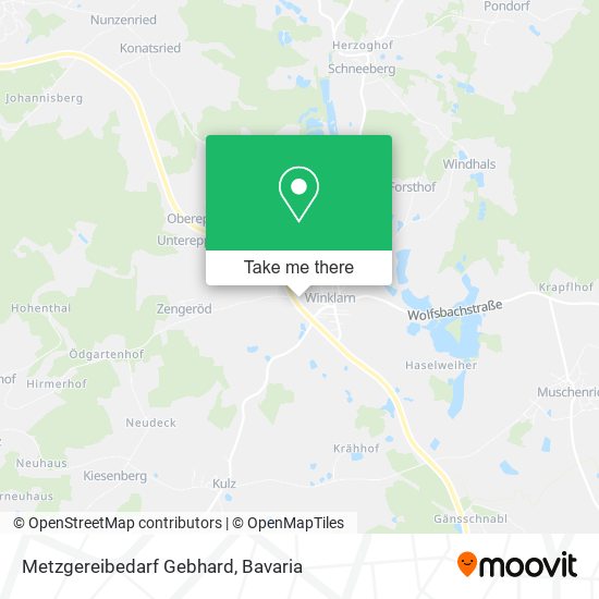 Metzgereibedarf Gebhard map