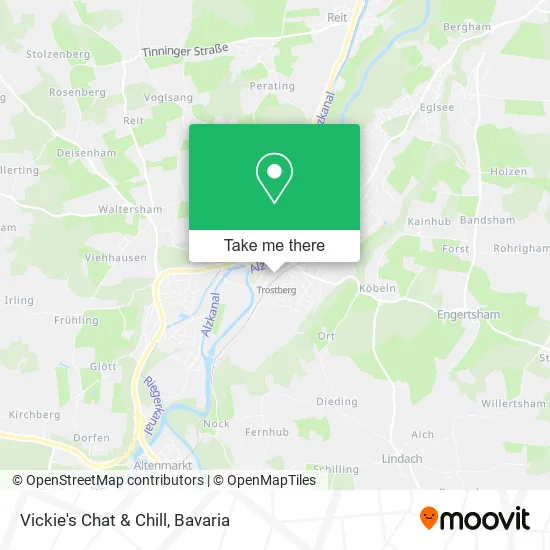 Карта Vickie's Chat & Chill