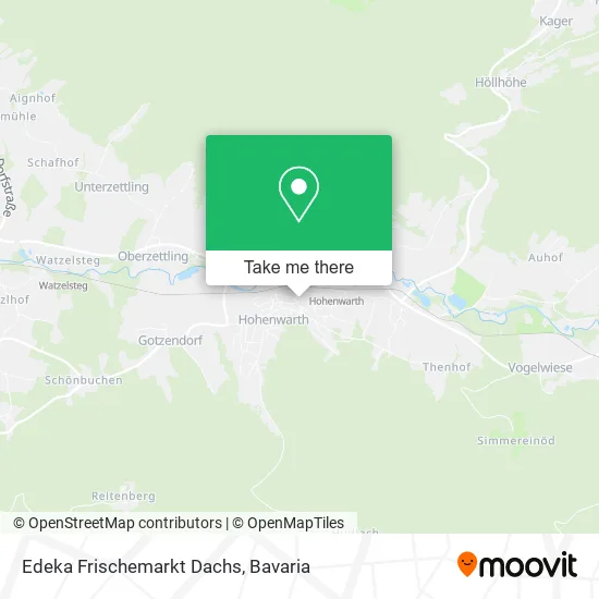 Карта Edeka Frischemarkt Dachs