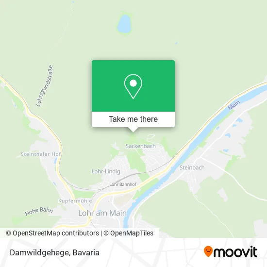 Карта Damwildgehege