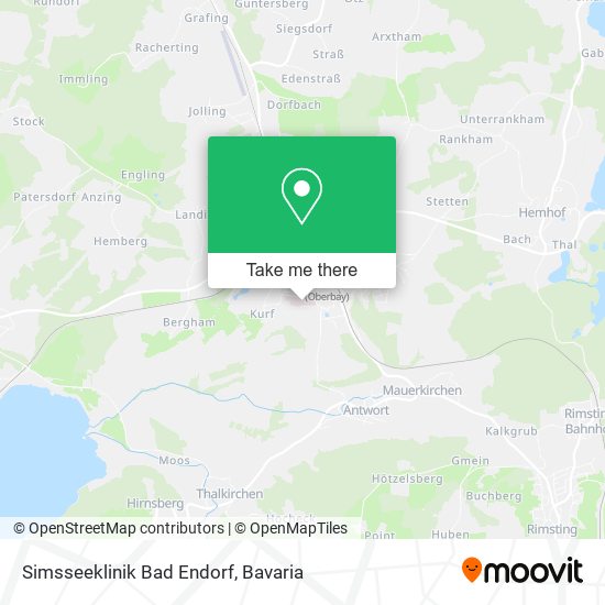 Карта Simsseeklinik Bad Endorf