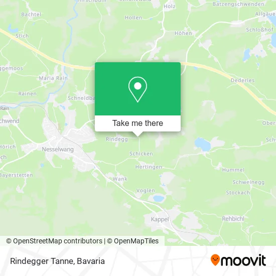 Карта Rindegger Tanne