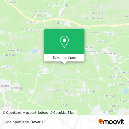 Карта Kneippanlage