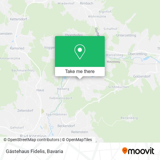 Gästehaus Fidelis map