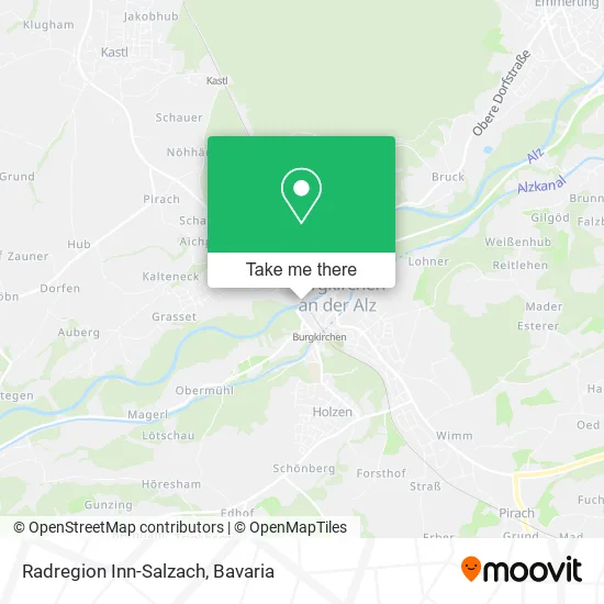 Карта Radregion Inn-Salzach