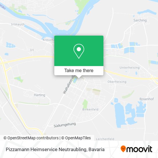 Карта Pizzamann Heimservice Neutraubling
