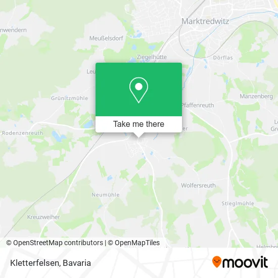 Карта Kletterfelsen
