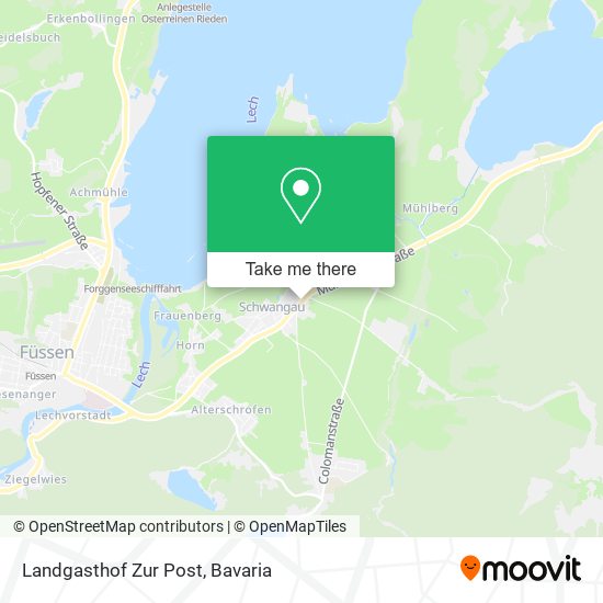 Landgasthof Zur Post map