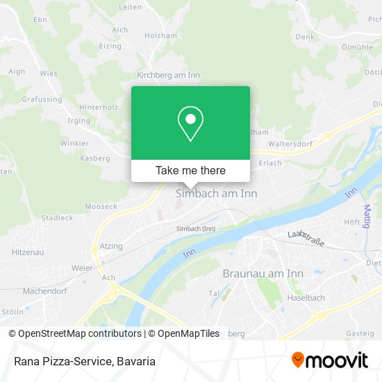 Rana Pizza-Service map