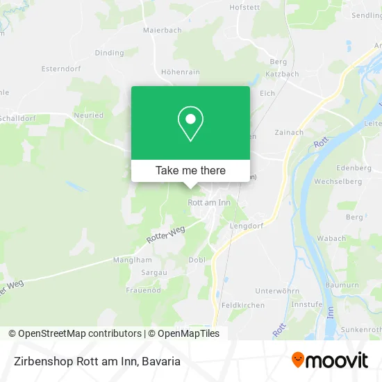 Карта Zirbenshop Rott am Inn
