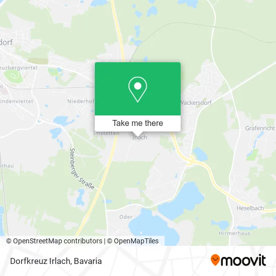Карта Dorfkreuz Irlach