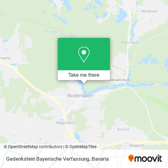 Gedenkstein Bayerische Verfassung map