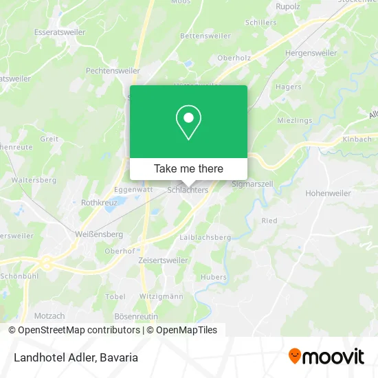Карта Landhotel Adler