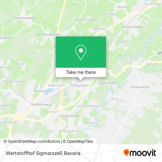 Карта Wertstoffhof Sigmarszell