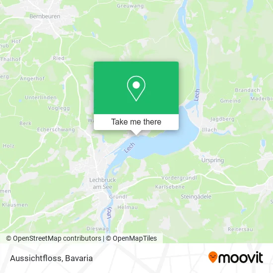 Карта Aussichtfloss