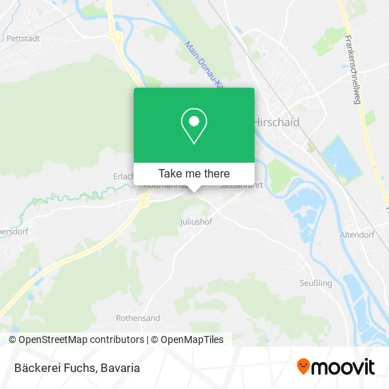 Карта Bäckerei Fuchs