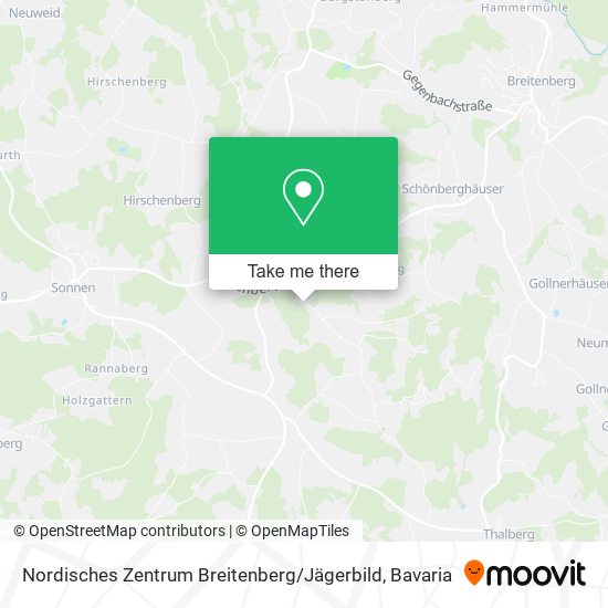 Карта Nordisches Zentrum Breitenberg / Jägerbild