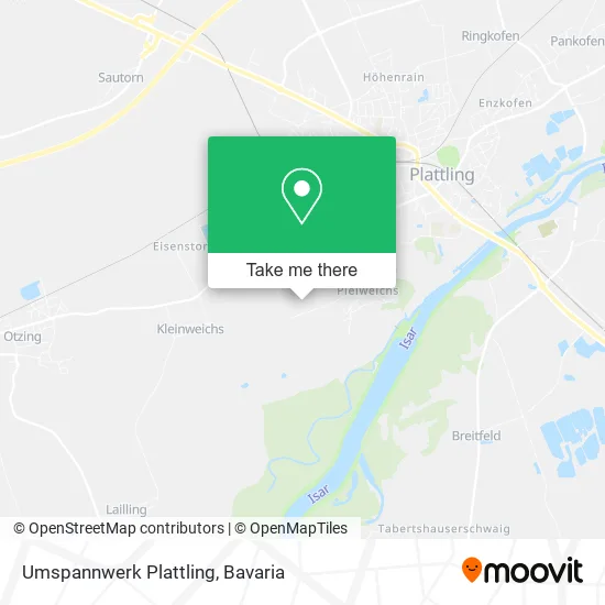 Карта Umspannwerk Plattling