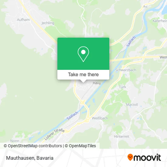 Mauthausen map