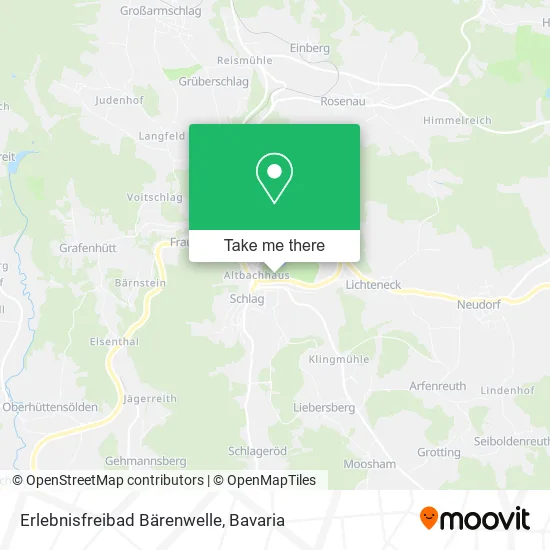 Карта Erlebnisfreibad Bärenwelle