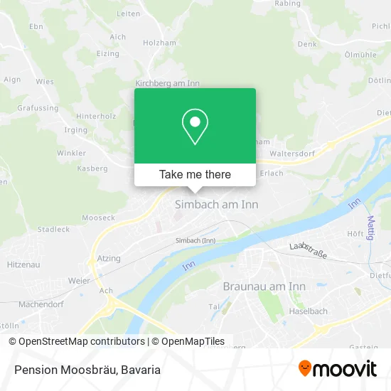 Карта Pension Moosbräu