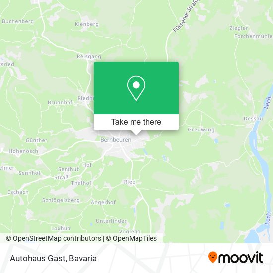 Autohaus Gast map