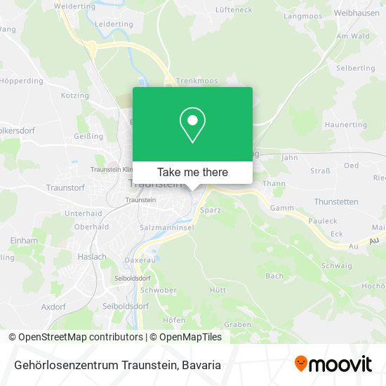 Gehörlosenzentrum Traunstein map